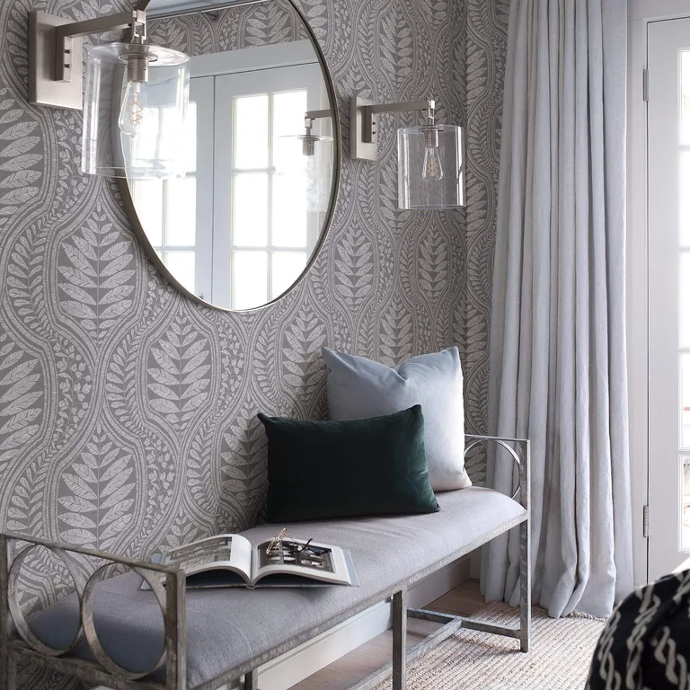 A-Street Prints Juno wallpaper, color Dark Grey, SKU 2964-25951