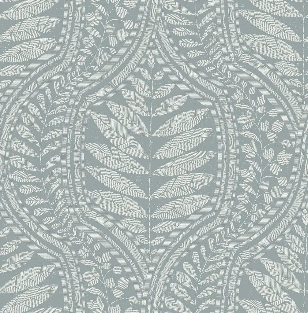 A-Street Prints Juno wallpaper, color Teal, SKU 2964-25950