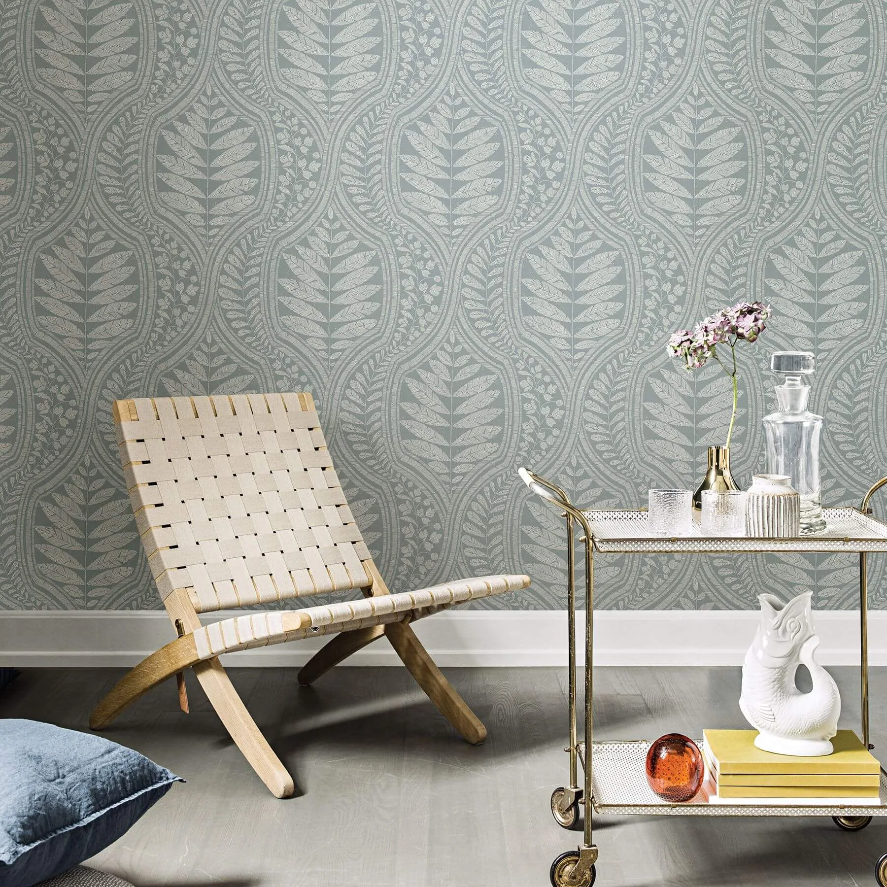 A-Street Prints Juno wallpaper, color Teal, SKU 2964-25950