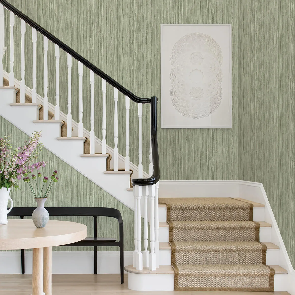 A-Street Prints Justina wallpaper, color Green, SKU 2971-86344