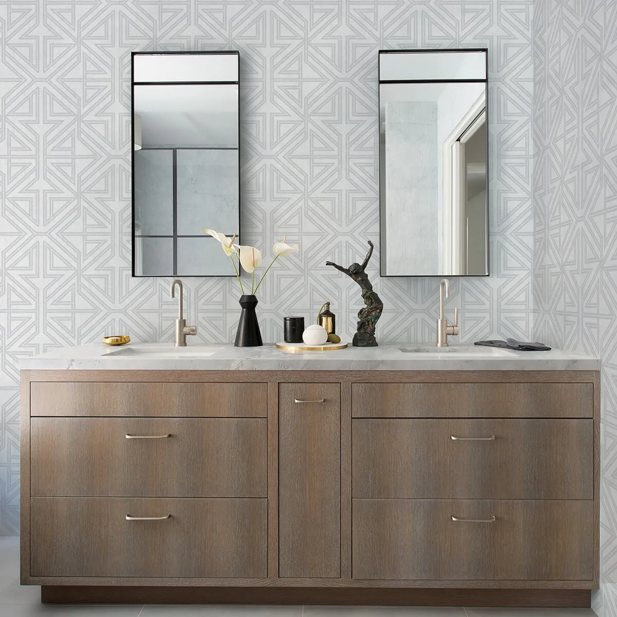 A-Street Prints Kachel wallpaper, color Grey, SKU 2975-26227