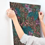 A-Street Prints Kalina wallpaper, color Black, SKU 4202-538236