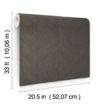 A-Street Prints Kallam wallpaper, color Espresso, SKU 4155-27317