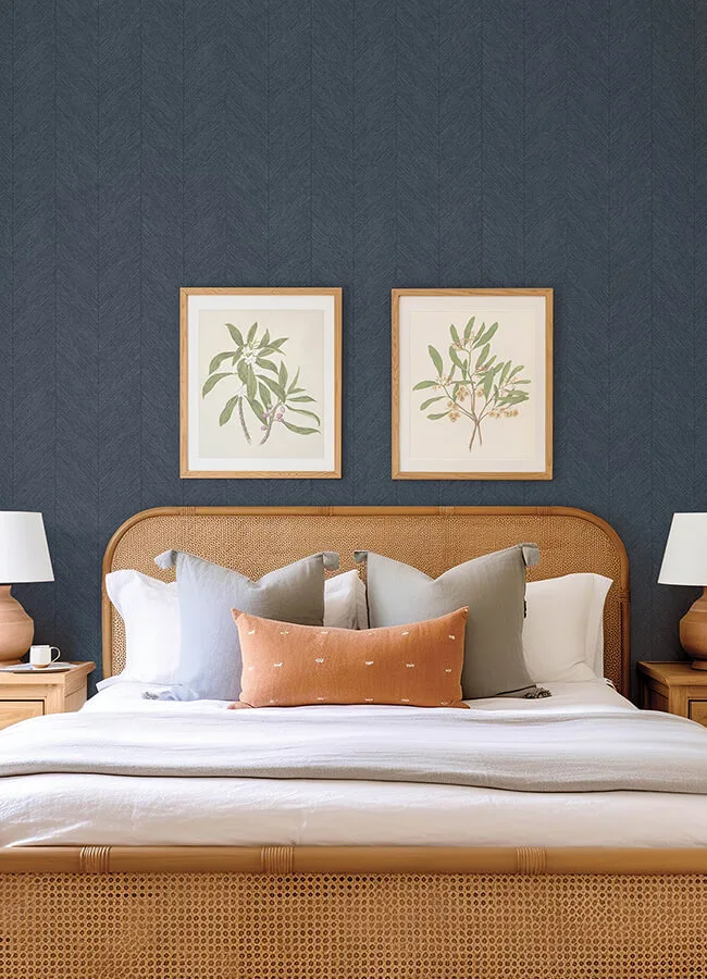 A-Street Prints Kallam - Indigo Wallpaper | Buy Online A-Street Prints Kallam wallpaper, color Indigo, SKU 4155-27323