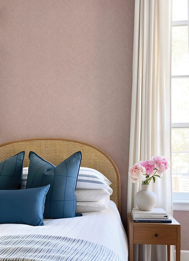 A-Street Prints Kallam wallpaper, color Pink, SKU 4155-27320