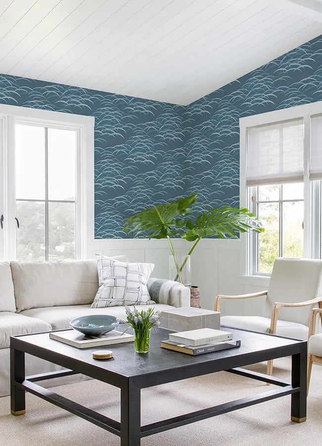 A-Street Prints Kasia - Dark Blue Wallpaper | Buy Online A-Street Prints Kasia wallpaper, color Dark Blue, SKU 4121-72212