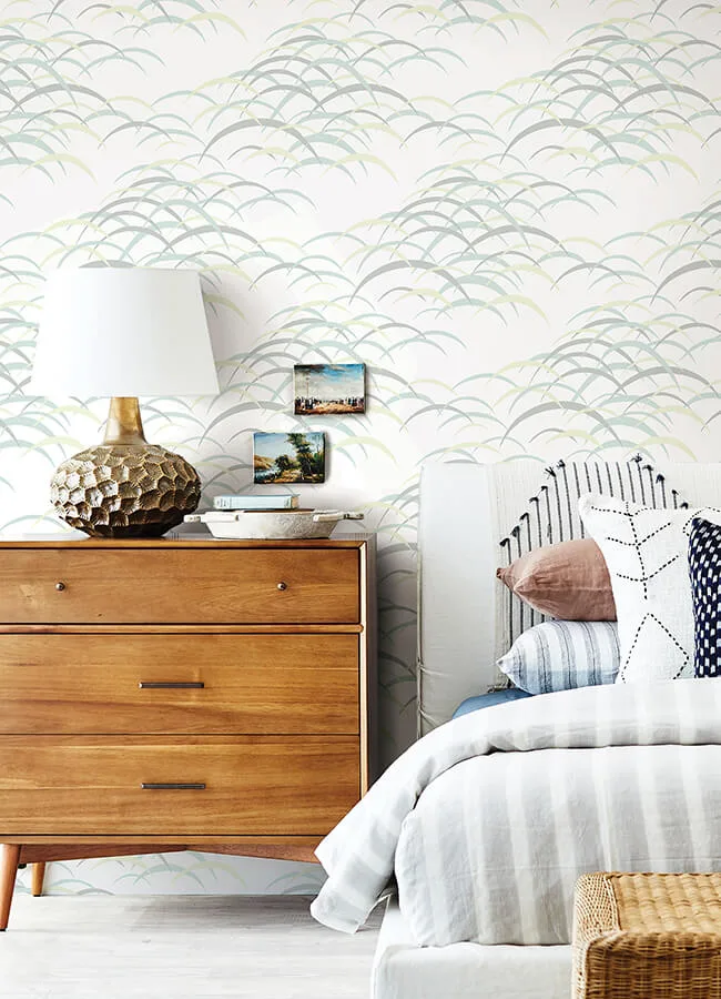 A-Street Prints Kasia wallpaper, color Sea Green, SKU 4121-72211