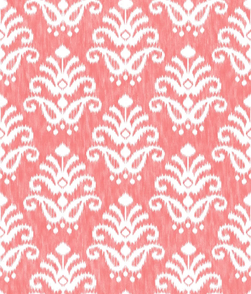 A-Street Prints Keaton wallpaper, color Coral, SKU 4081-26330