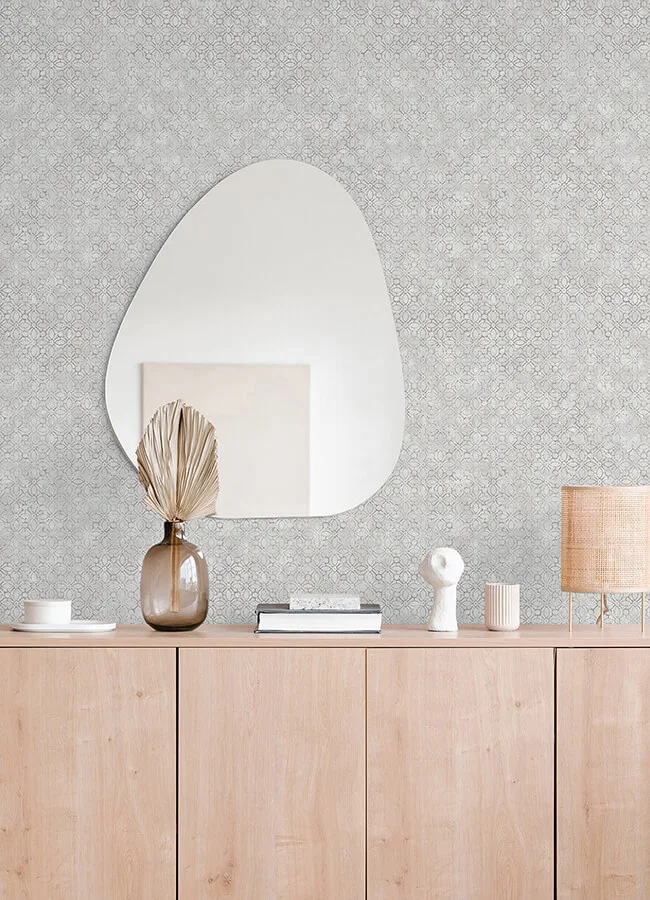 A-Street Prints Khauta wallpaper, color Sterling, SKU 4105-86665