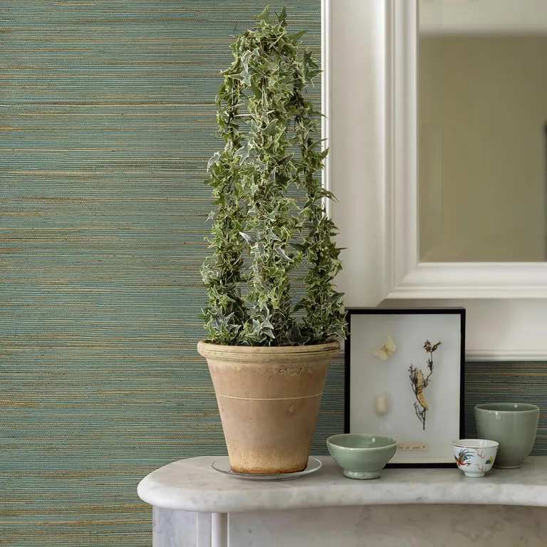 A-Street Prints Kira wallpaper, color Turquoise, SKU 2972-86125