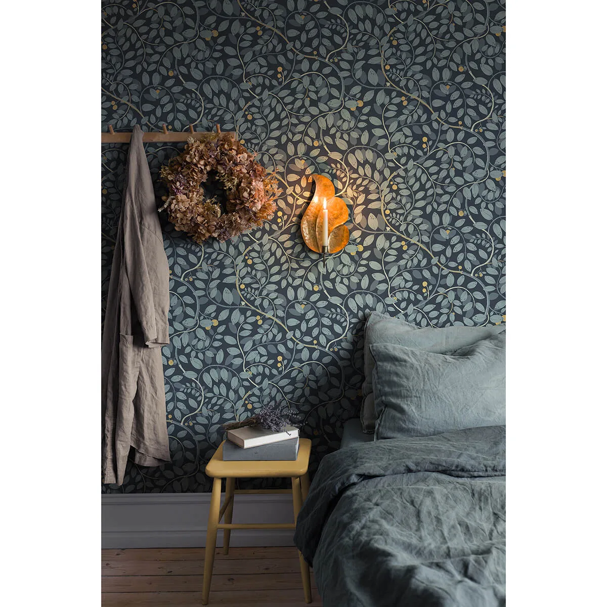 A-Street Prints Kirke wallpaper, color Blue, SKU 2932-65106