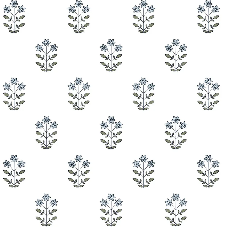 A-Street Prints Kit wallpaper, color Blue Heather, SKU AST4358