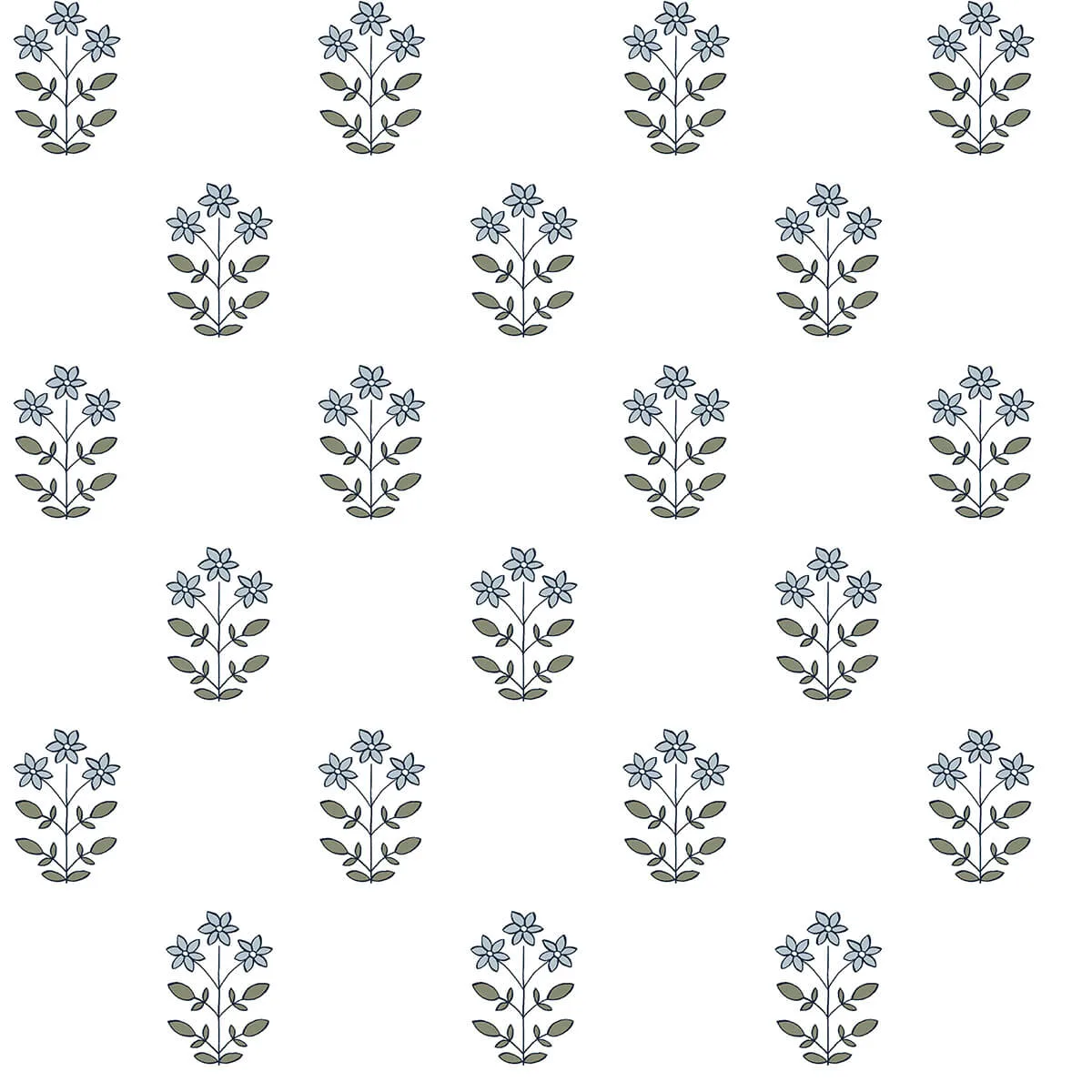A-Street Prints Kit wallpaper, color Blue Heather, SKU AST4358
