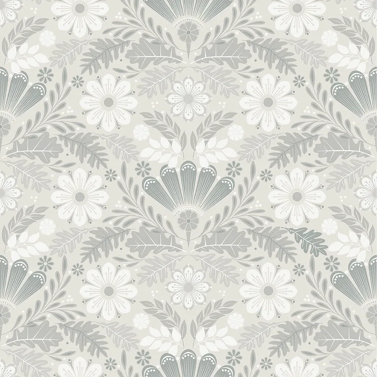 A-Street Prints Klockrike wallpaper, color Light Grey, SKU 2999-24125