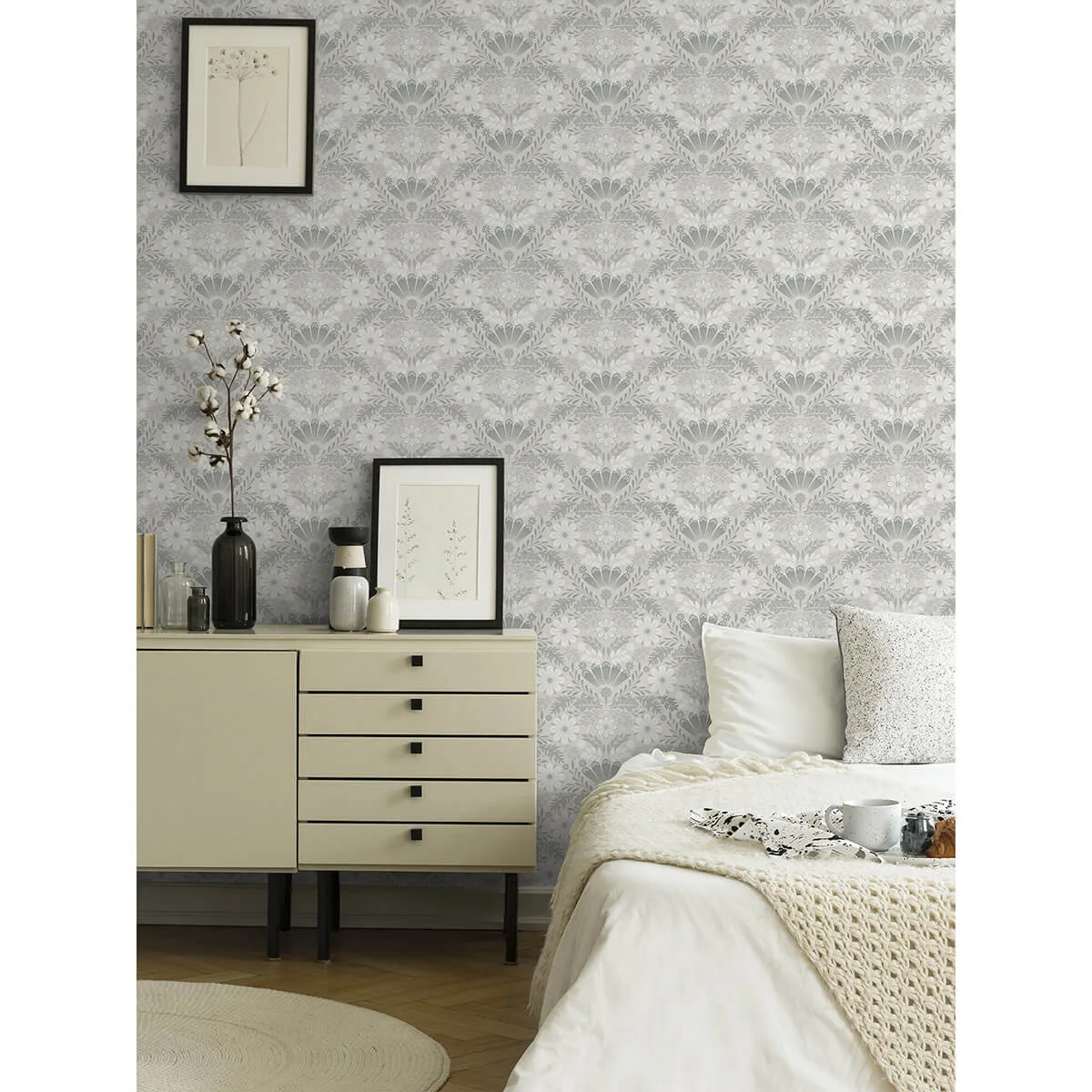 A-Street Prints Klockrike - Light Grey Wallpaper | Buy Online A-Street Prints Klockrike wallpaper, color Light Grey, SKU 2999-24125