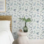 A-Street Prints Koi - Blue Wallpaper | Buy Online A-Street Prints Koi wallpaper, color Blue, SKU 4172-27500