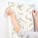 A-Street Prints Koi - Metallic Wallpaper | Buy Online A-Street Prints Koi wallpaper, color Metallic, SKU 4172-27501