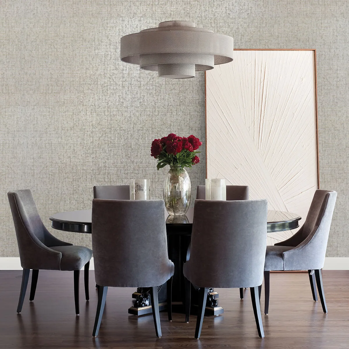 A-Street Prints Kongur wallpaper, color Silver, SKU 2829-80036
