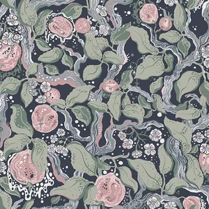 A-Street Prints Kort wallpaper, color Dark Blue, SKU 4143-22028