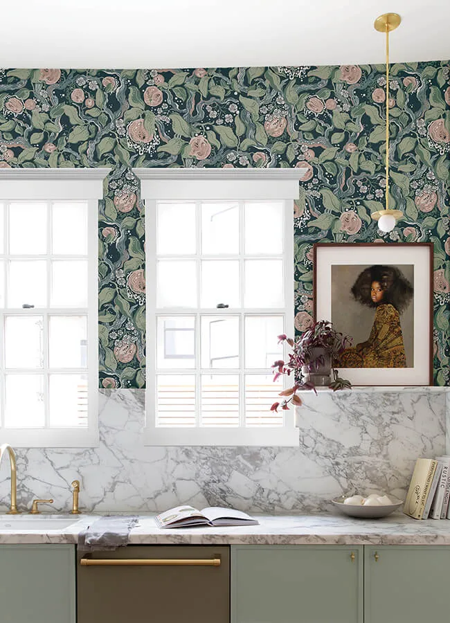 A-Street Prints Kort wallpaper, color Dark Blue, SKU 4143-22028
