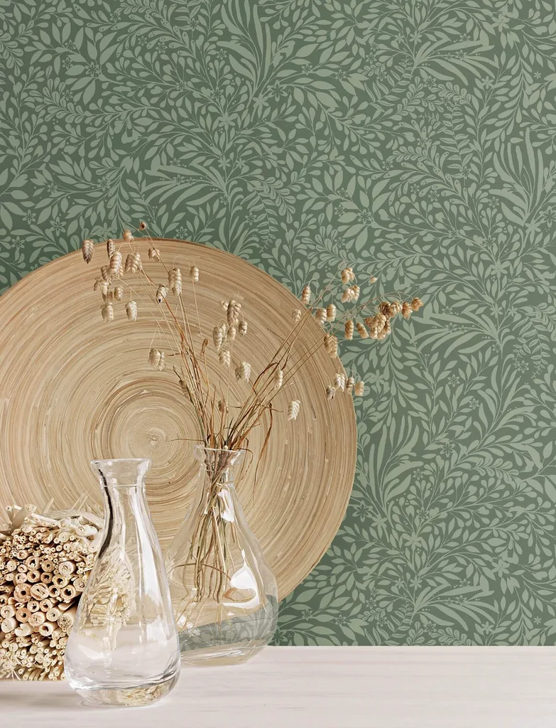 A-Street Prints Kristina wallpaper, color Evergreen, SKU 4201-20129