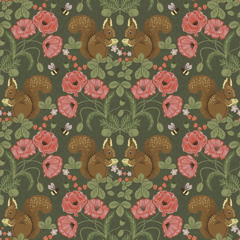 A-Street Prints Kurre wallpaper, color Dark Green, SKU 2999-44124
