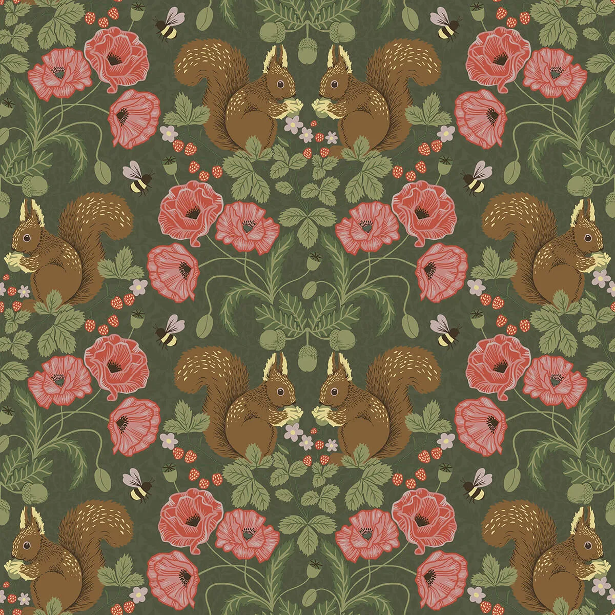 A-Street Prints Kurre wallpaper, color Dark Green, SKU 2999-44124