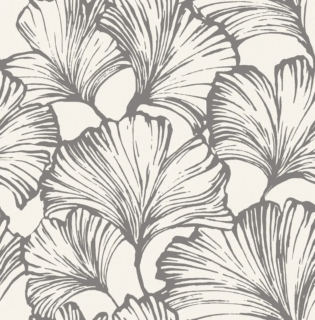 A-Street Prints Kyoto wallpaper, color Charcoal, SKU 4177-27713