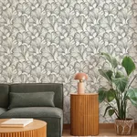 A-Street Prints Kyoto wallpaper, color Charcoal, SKU 4177-27713
