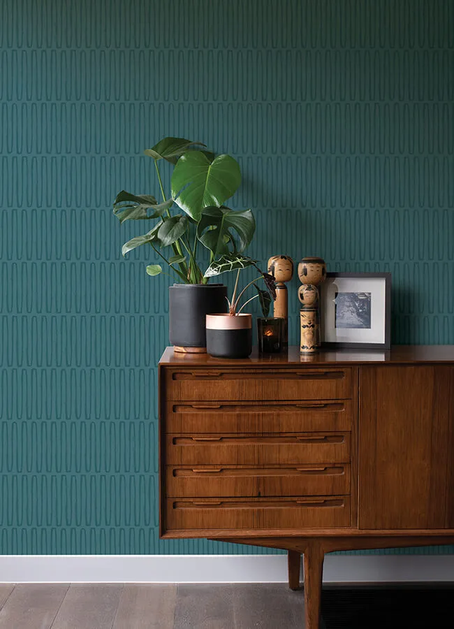 A-Street Prints Lars wallpaper, color Teal, SKU 4066-26505