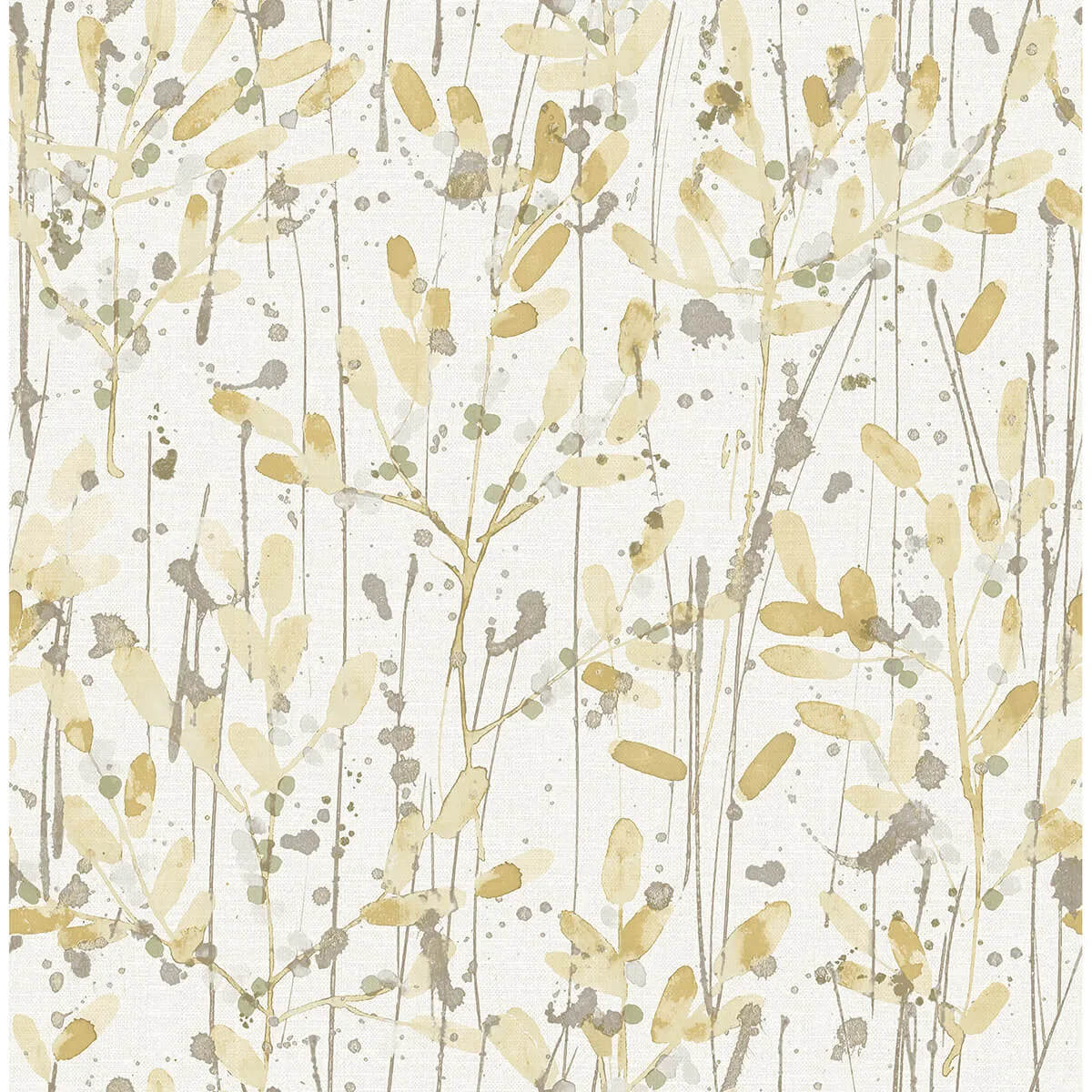 A-Street Prints Leandra wallpaper, color Yellow, SKU 2975-26240