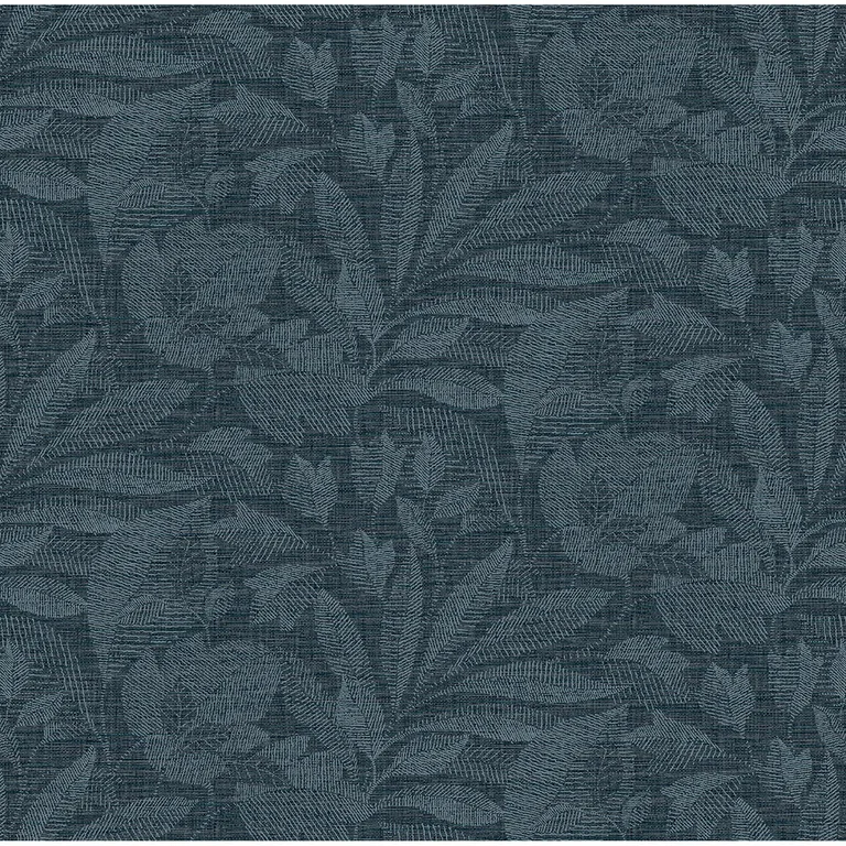 A-Street Prints Lei wallpaper, color Navy, SKU 2971-86153