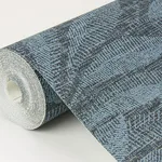 A-Street Prints Lei wallpaper, color Navy, SKU 2972-86153