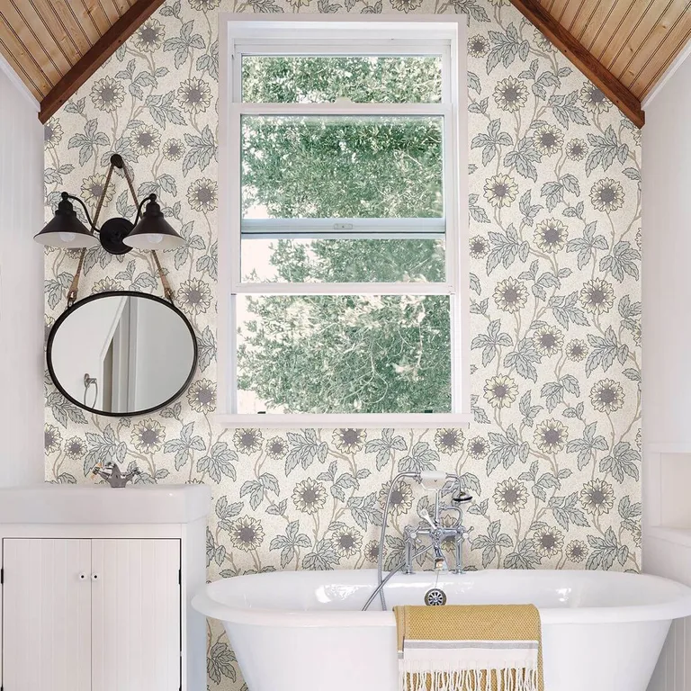 A-Street Prints Leilani wallpaper, color White, SKU 2948-28020