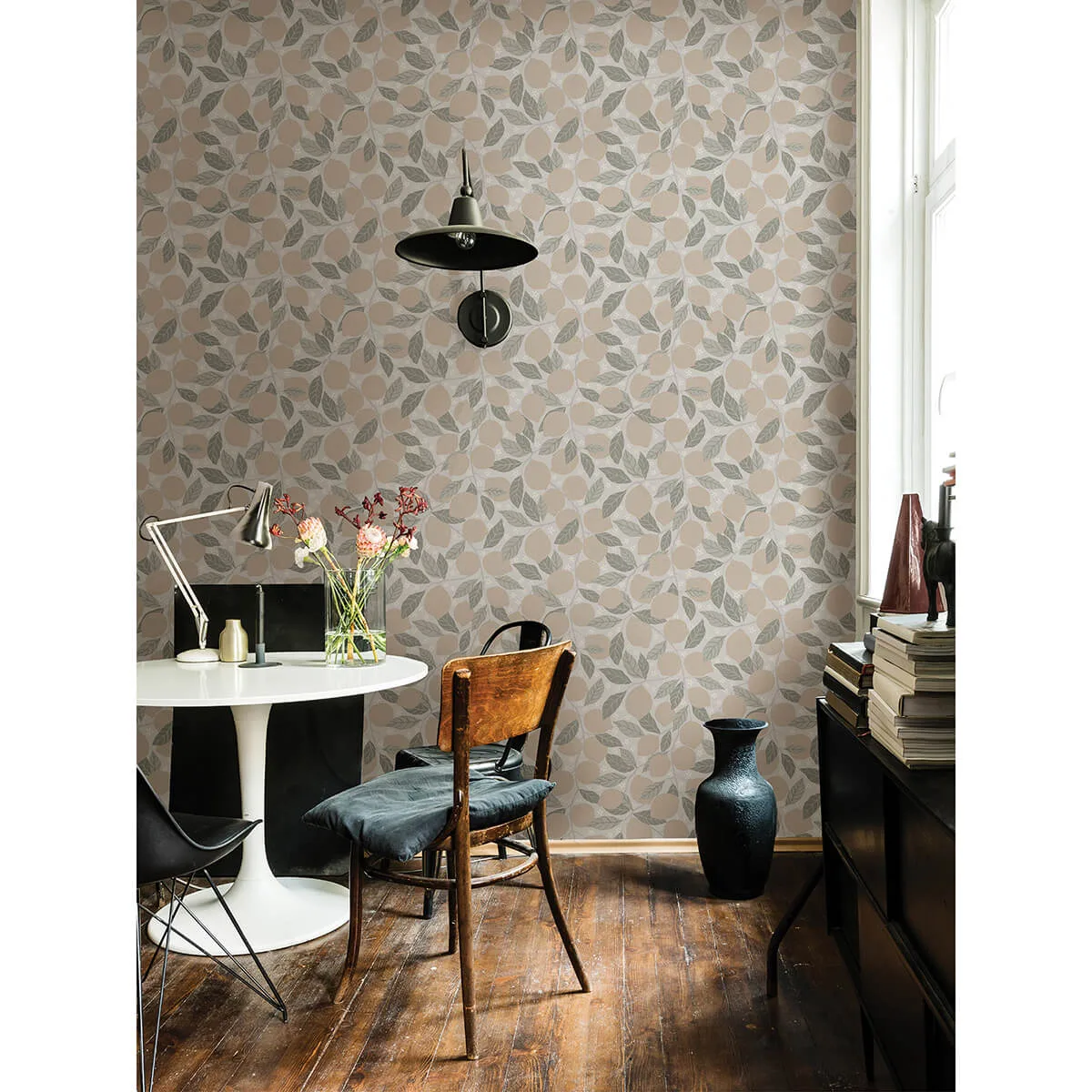 A-Street Prints Lemona wallpaper, color Grey, SKU 2999-44117