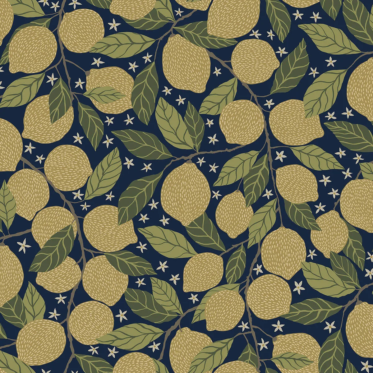 A-Street Prints Lemona wallpaper, color Navy, SKU 2999-44118