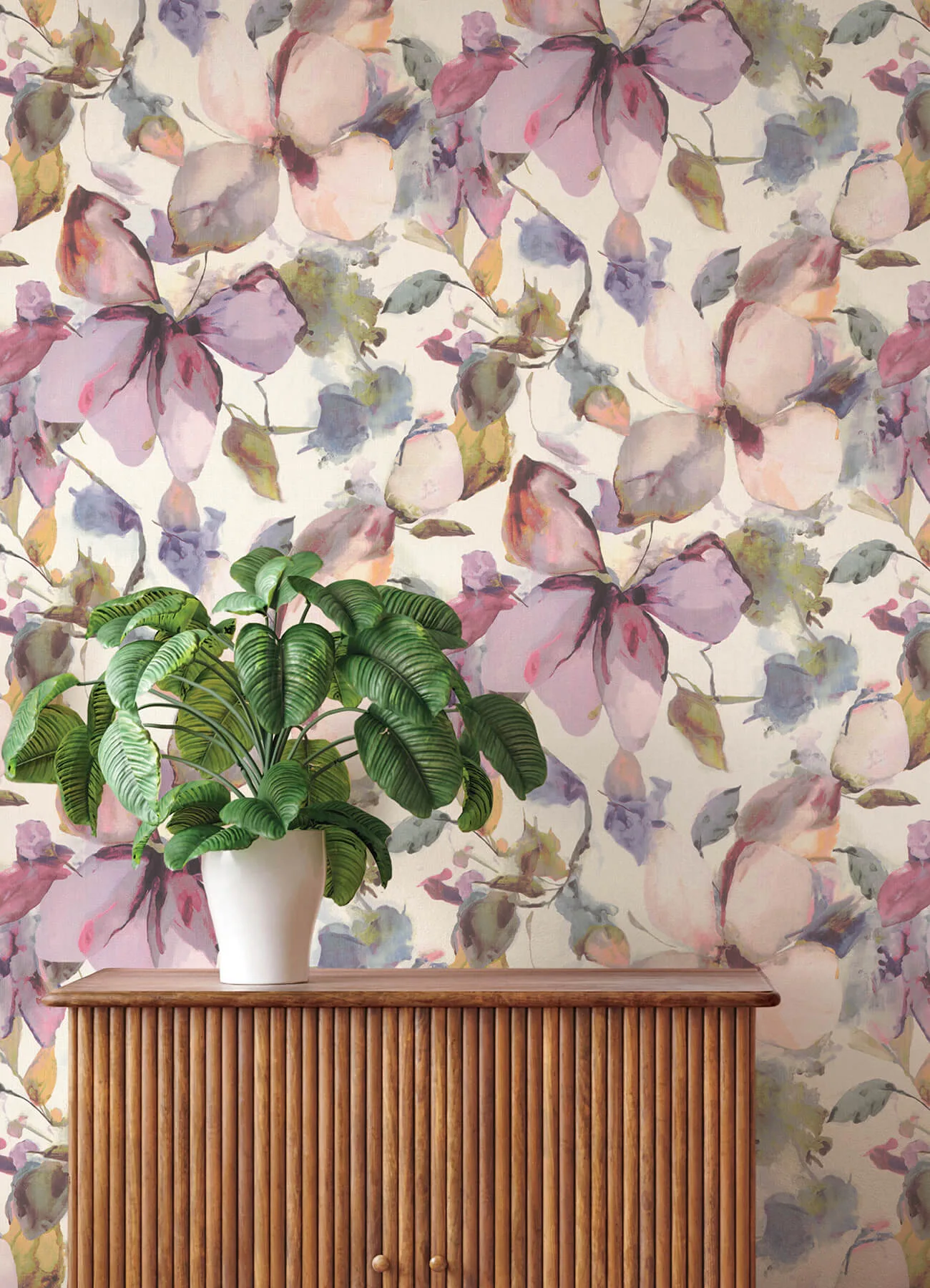 A-Street Prints Liliana wallpaper, color Plum, SKU 4202-481228