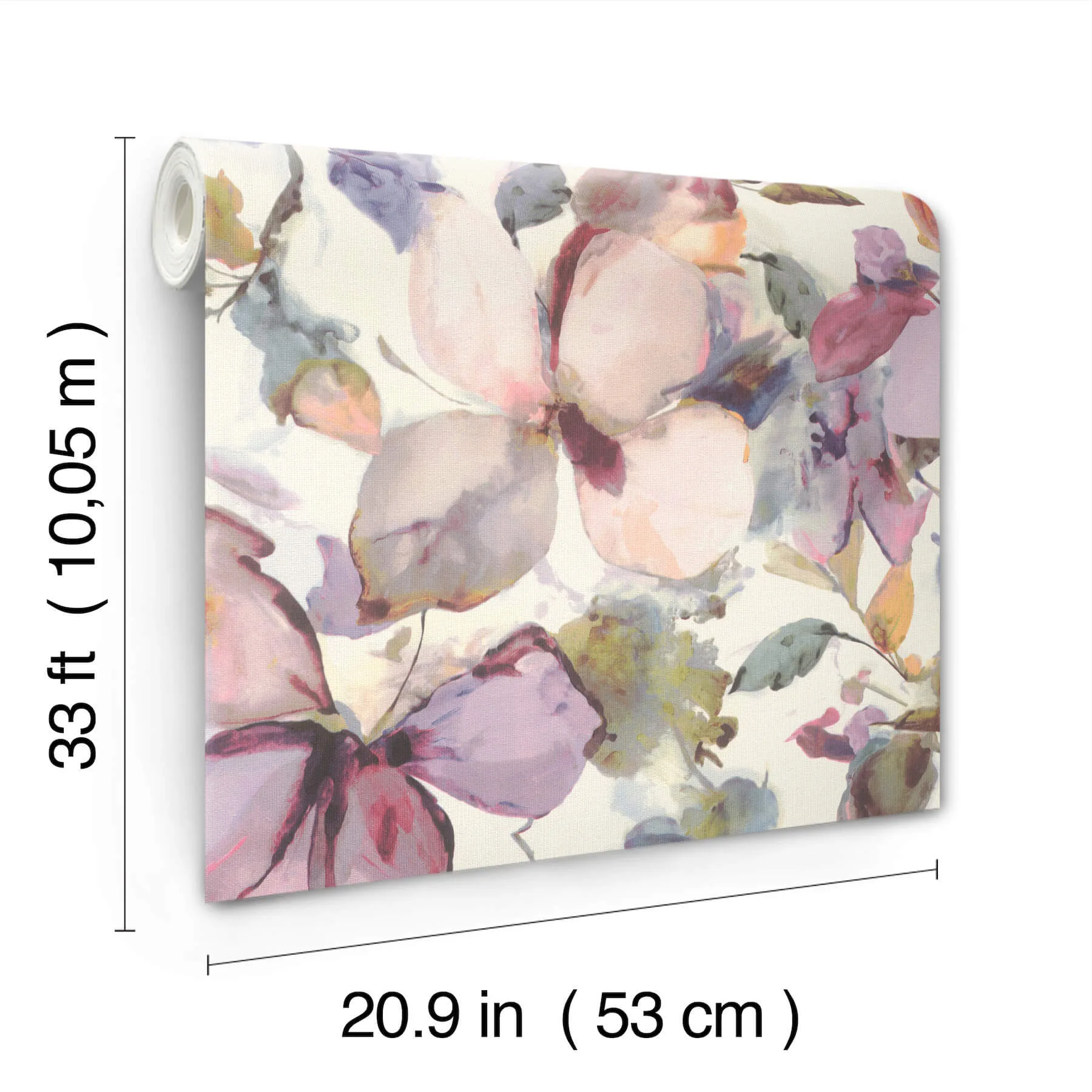 A-Street Prints Liliana wallpaper, color Plum, SKU 4202-481228