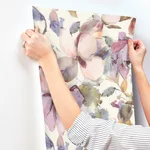 A-Street Prints Liliana wallpaper, color Plum, SKU 4202-481228