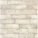 A-Street Prints Limewashed wallpaper, color Bone, SKU AST4076