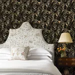 A-Street Prints Linden - Black Wallpaper | Buy Online A-Street Prints Linden wallpaper, color Black, SKU 4147-80009