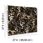 A-Street Prints Linden - Black Wallpaper | Buy Online A-Street Prints Linden wallpaper, color Black, SKU 4147-80009