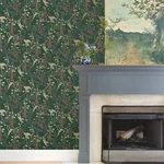 A-Street Prints Linden wallpaper, color Dark Green, SKU 4147-80008