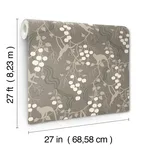A-Street Prints Linden - Stone Wallpaper | Buy Online A-Street Prints Linden wallpaper, color Stone, SKU 4147-80011