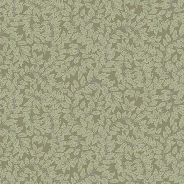 A-Street Prints Lindlöv wallpaper, color Moss, SKU 4143-34020