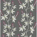 A-Street Prints Linnea Elsa - Charcoal Wallpaper | Buy Online A-Street Prints Linnea Elsa wallpaper, color Charcoal, SKU 2901-25439