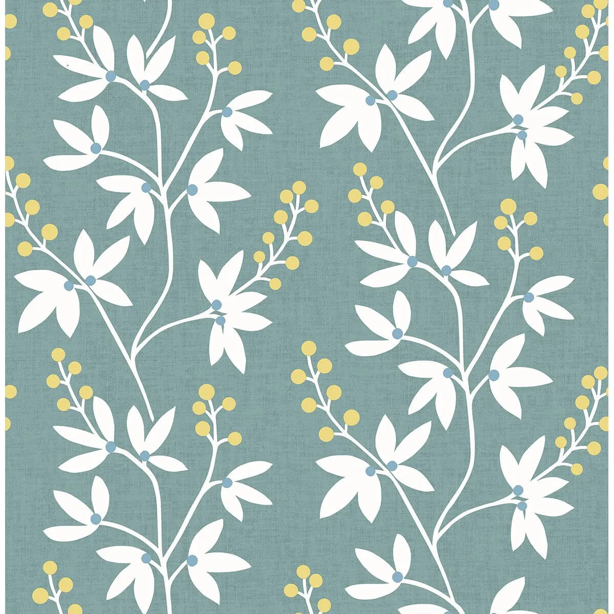 A-Street Prints Linnea Elsa wallpaper, color Teal, SKU 2901-25440