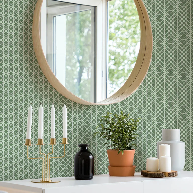 A-Street Prints Lisbeth wallpaper, color Green, SKU 2969-26001