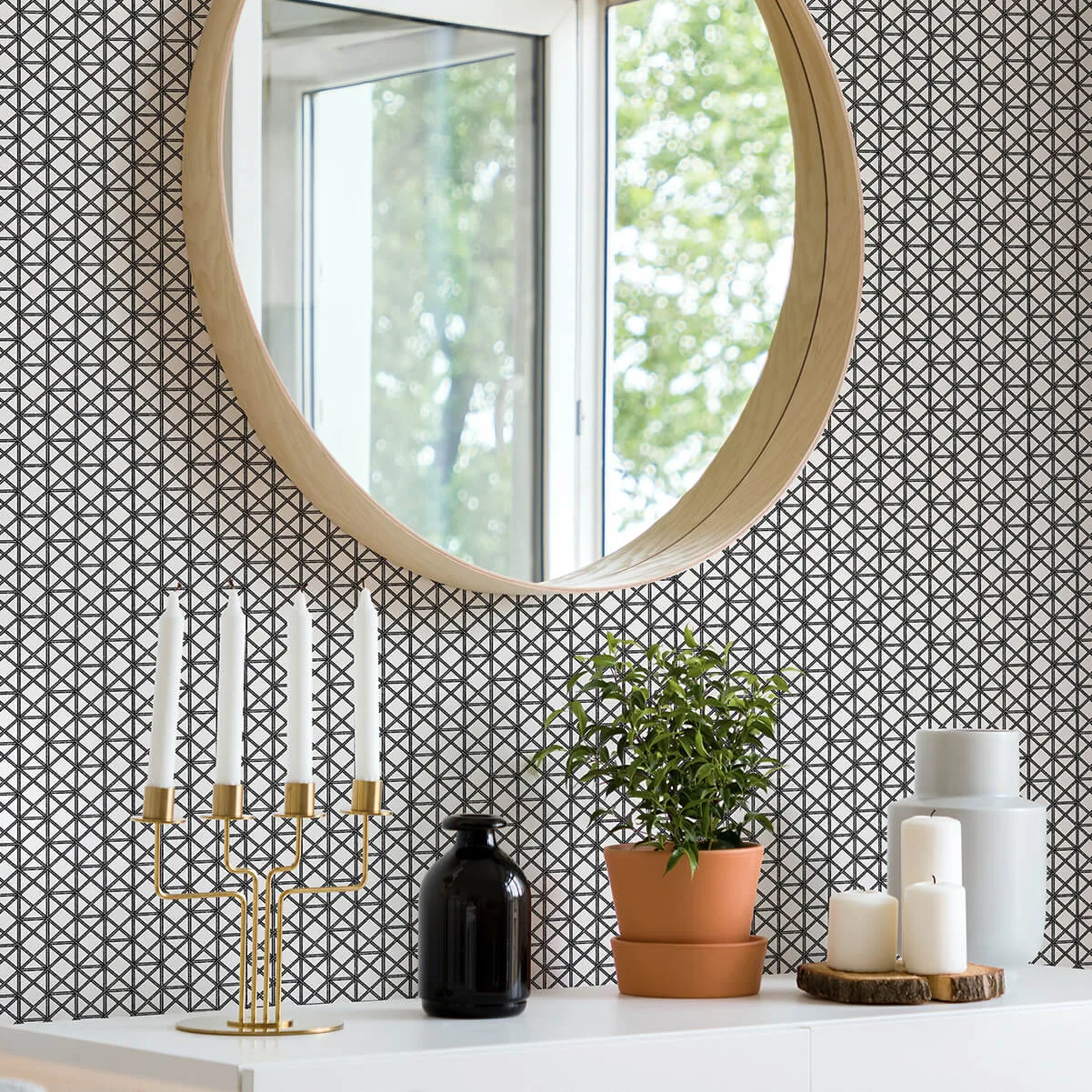 A-Street Prints Lisbeth wallpaper, color Black, SKU 2969-26004