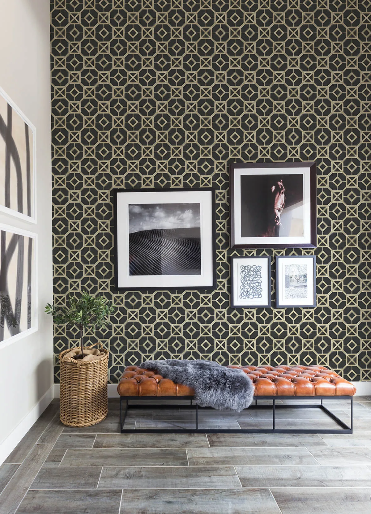 A-Street Prints Livia - Black Wallpaper | Buy Online A-Street Prints Livia wallpaper, color Black, SKU 4014-26409